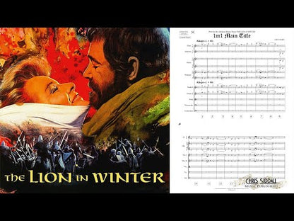 MAIN TITLE from The Lion in Winter - John Barry (Score Only) **DIGITAL DOWNLOAD**