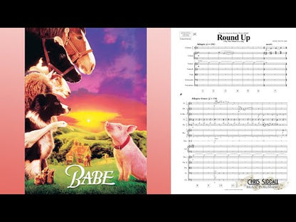 ROUND UP (A PIG THAT THINKS IT'S A DOG) from Babe - Nigel Westlake (Score Only) **DIGITAL DOWNLOAD**