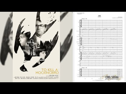 END TITLE from To Kill a Mockingbird - Elmer Bernstein (Score & Parts) **DIGITAL DOWNLOAD**